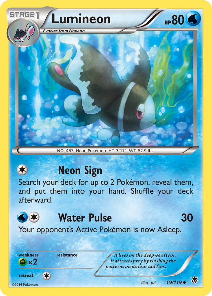 Lumineon (19/119) [XY: Phantom Forces] | GnG Games