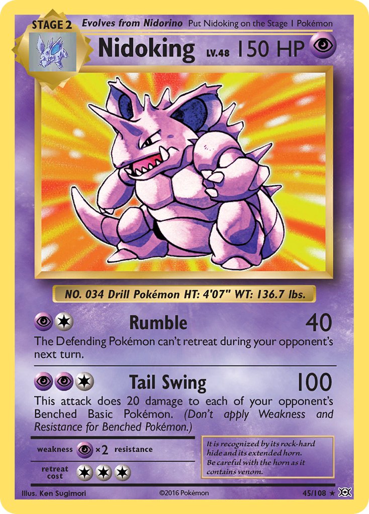 Nidoking (45/108) (Theme Deck Exclusive) [XY: Evolutions] | GnG Games