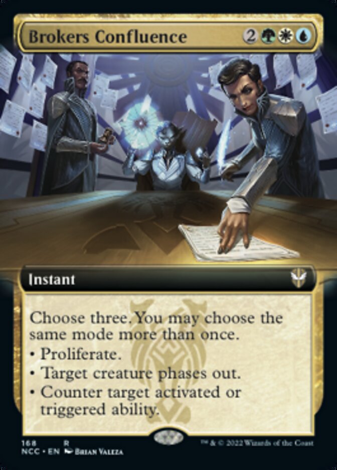 Brokers Confluence (Extended Art) [Streets of New Capenna Commander] | GnG Games