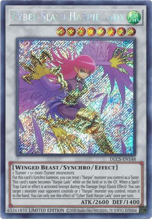 Cyber Slash Harpie Lady [DLCS-EN148] Secret Rare | GnG Games