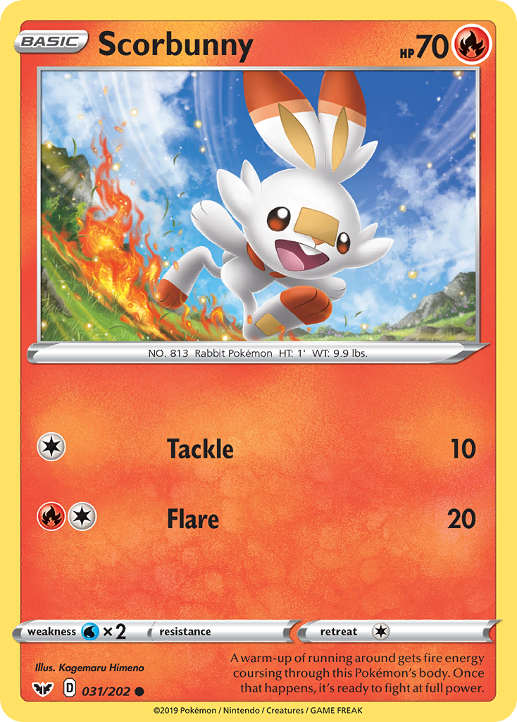 Scorbunny (031/202) [Sword & Shield: Base Set] | GnG Games