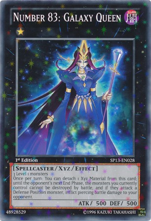 Number 83: Galaxy Queen [SP13-EN028] Starfoil Rare | GnG Games