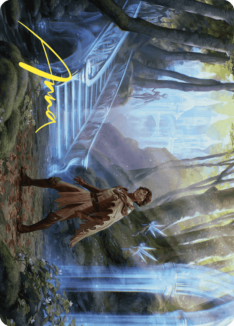 Into the Fae Court Art Card (Gold-Stamped Signature) [Wilds of Eldraine Art Series] | GnG Games