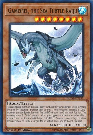 Gameciel, the Sea Turtle Kaiju [DUDE-EN037] Ultra Rare | GnG Games