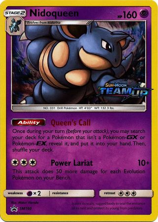 Nidoqueen (SM160) (Staff) [Sun & Moon: Black Star Promos] | GnG Games