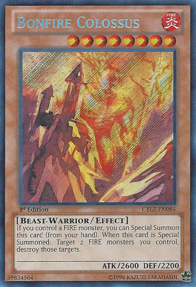 Bonfire Colossus [CBLZ-EN084] Secret Rare | GnG Games