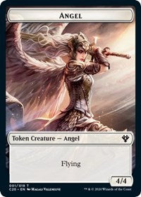 Angel // Elemental (010) Double-sided Token [Commander 2020 Tokens] | GnG Games