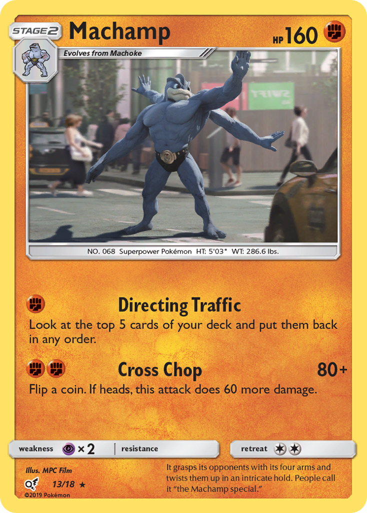 Machamp (13/18) [Sun & Moon: Detective Pikachu] | GnG Games