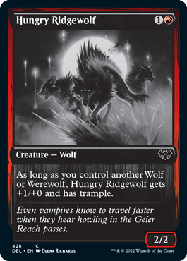 Hungry Ridgewolf [Innistrad: Double Feature] | GnG Games