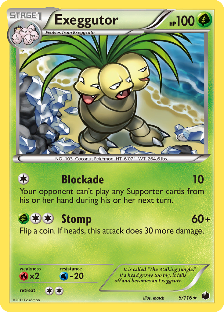 Exeggutor (5/116) [Black & White: Plasma Freeze] | GnG Games