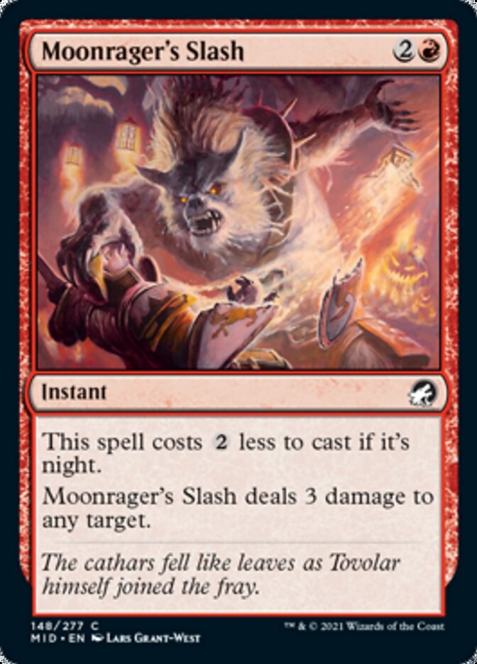 Moonrager's Slash [Innistrad: Midnight Hunt] | GnG Games