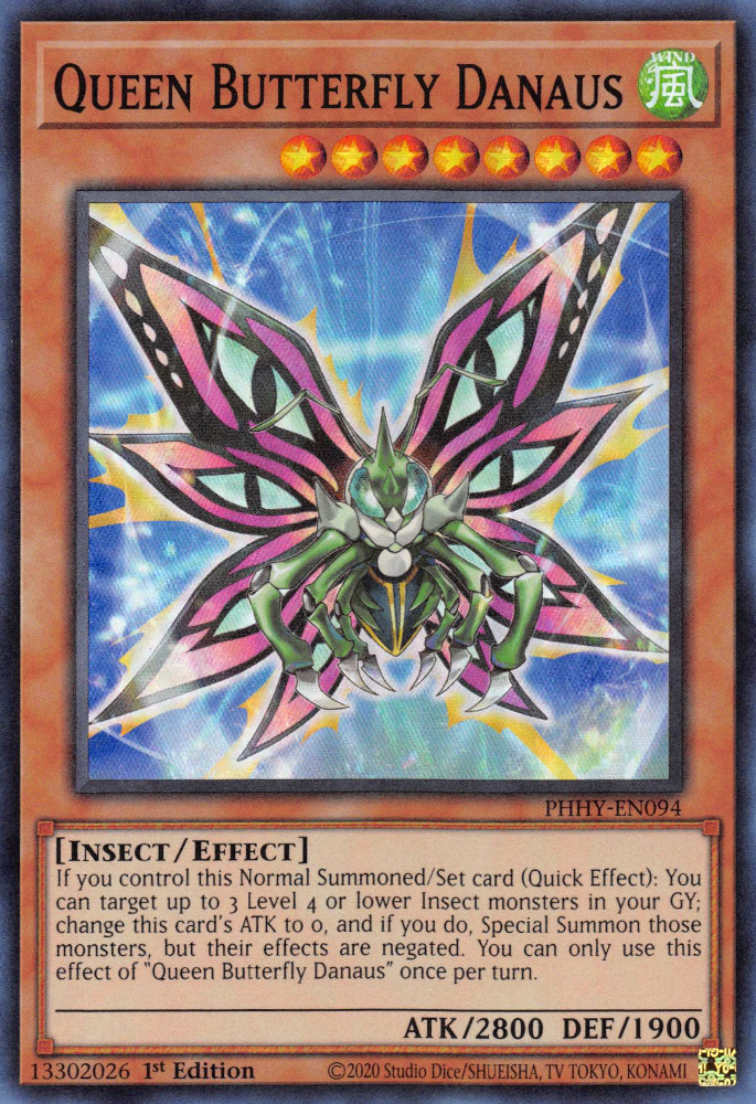 Queen Butterfly Danaus [PHHY-EN094] Super Rare | GnG Games