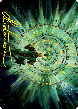 Verdant Mastery Art Card (Gold-Stamped Signature) [Strixhaven: School of Mages Art Series] | GnG Games