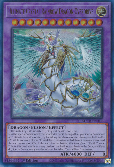 Ultimate Crystal Rainbow Dragon Overdrive [SDCB-EN042] Ultra Rare | GnG Games