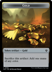 Gold // Lightning Rager Double-Sided Token [Murders at Karlov Manor Commander Tokens] | GnG Games