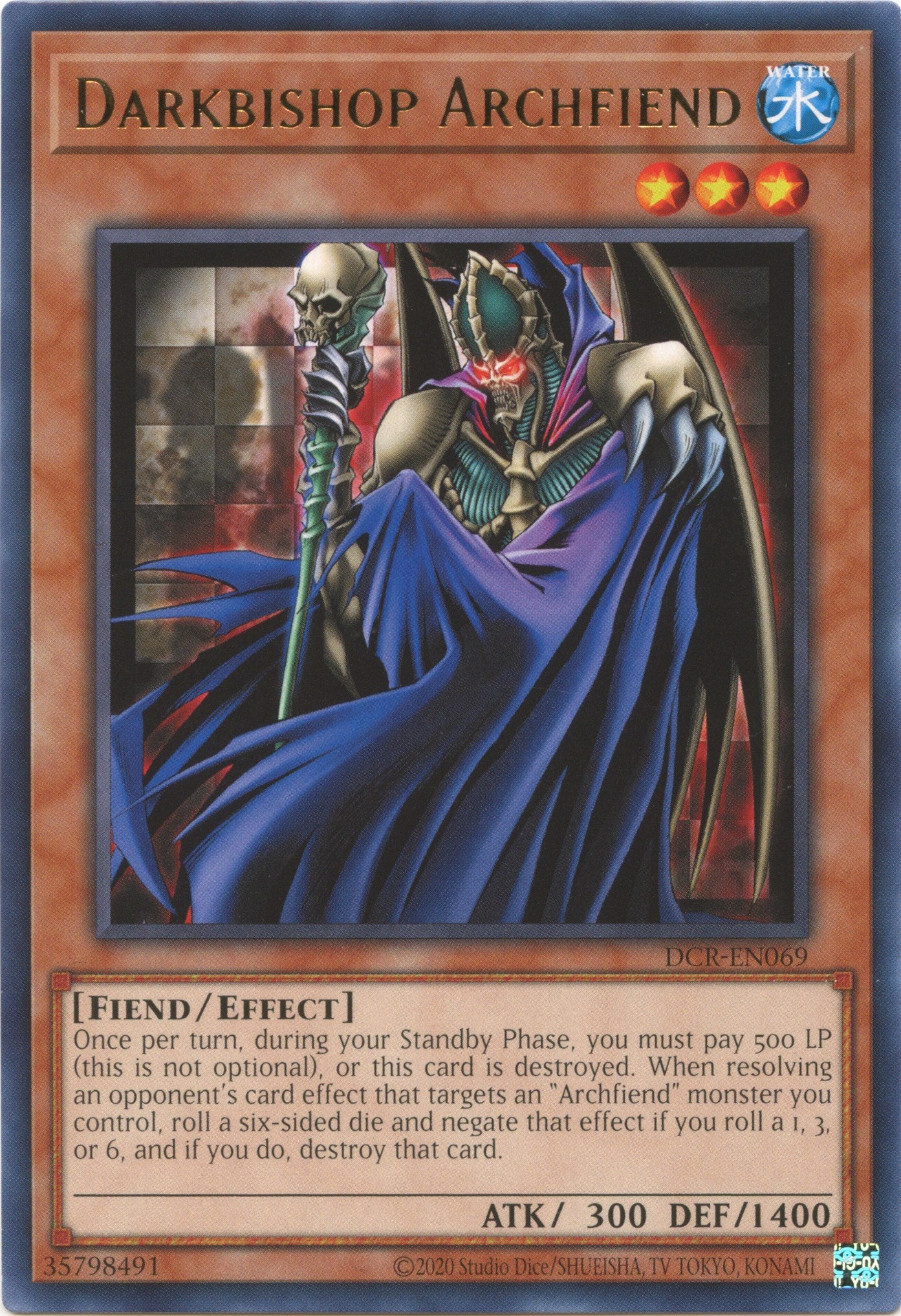 Darkbishop Archfiend (25th Anniversary) [DCR-EN069] Rare | GnG Games