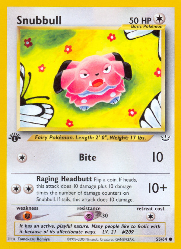 Snubbull (55/64) [Neo Revelation 1st Edition] | GnG Games