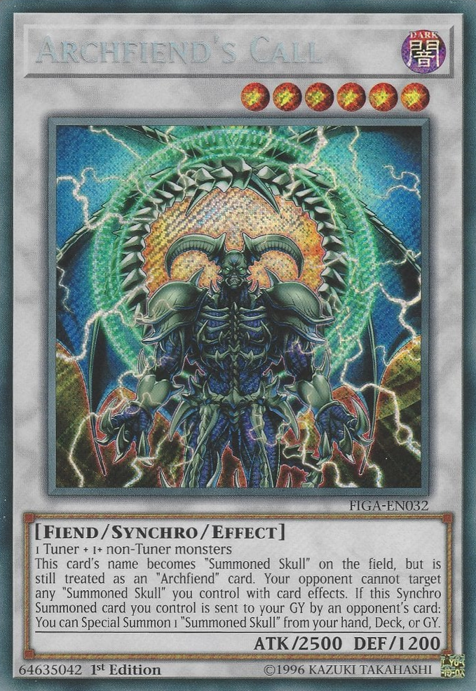 Archfiend's Call [FIGA-EN032] Secret Rare | GnG Games