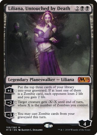 Liliana, Untouched by Death [Core Set 2019] | GnG Games