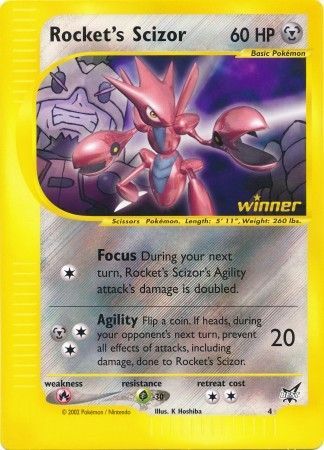 Rocket's Scizor (4) (Jumbo Card) [Best of Promos] | GnG Games