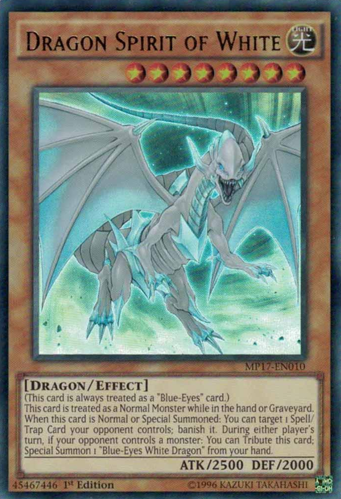 Dragon Spirit of White [MP17-EN010] Ultra Rare | GnG Games