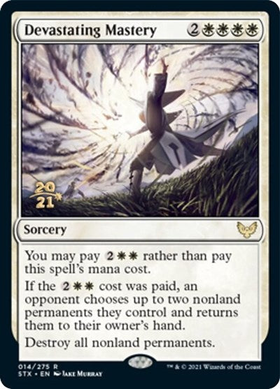 Devastating Mastery [Strixhaven: School of Mages Prerelease Promos] | GnG Games
