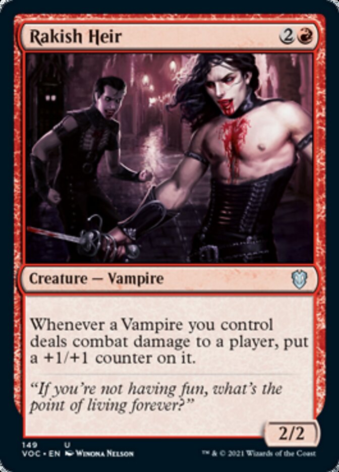 Rakish Heir [Innistrad: Crimson Vow Commander] | GnG Games