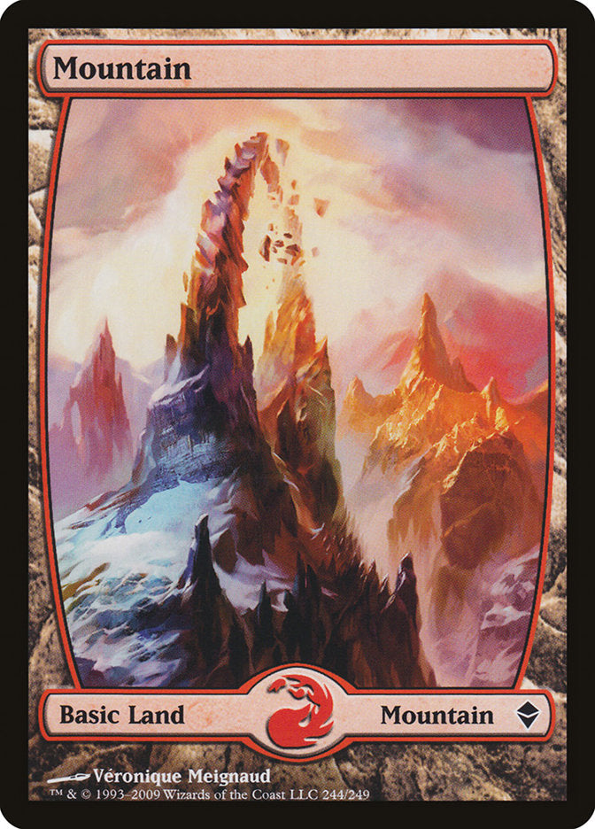 Mountain (244) [Zendikar] | GnG Games