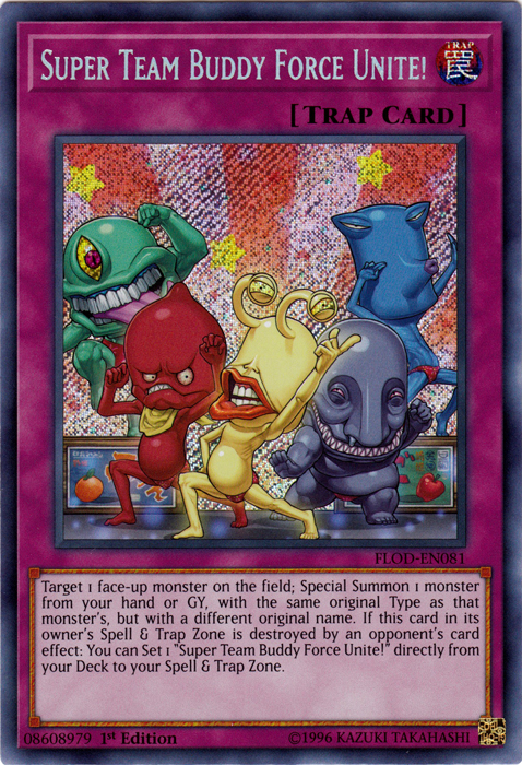 Super Team Buddy Force Unite! [FLOD-EN081] Secret Rare | GnG Games