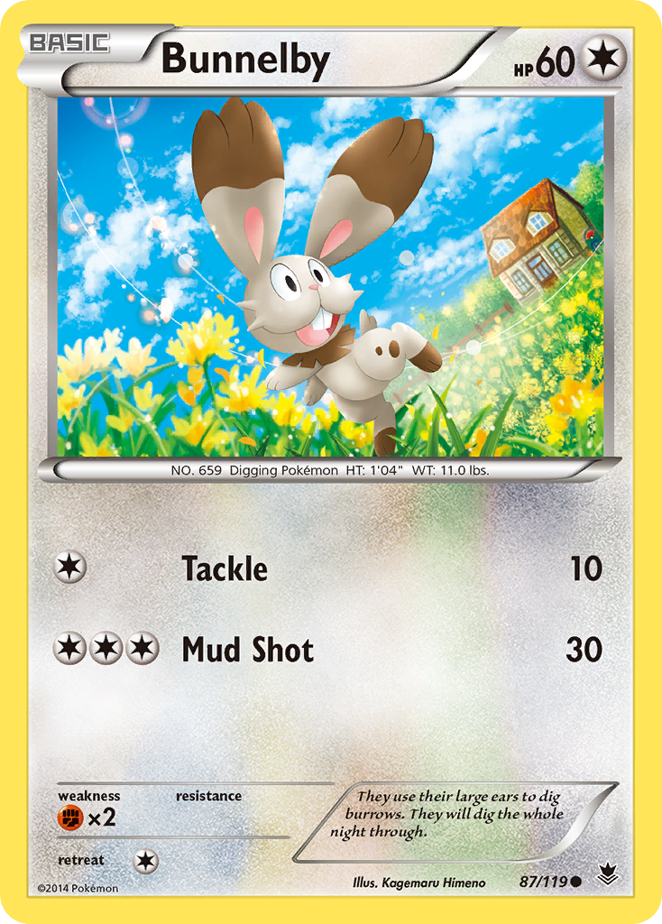 Bunnelby (87/119) [XY: Phantom Forces] | GnG Games