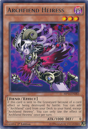 Archfiend Heiress [MP14-EN082] Rare | GnG Games