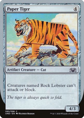 Paper Tiger [Unsanctioned] | GnG Games