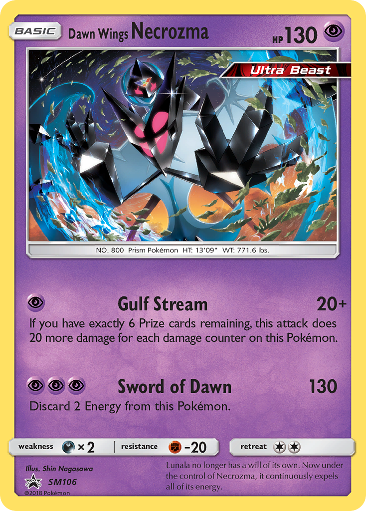 Dawn Wings Necrozma (SM106) [Sun & Moon: Black Star Promos] | GnG Games