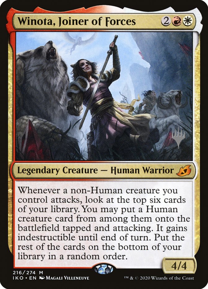 Winota, Joiner of Forces (Promo Pack) [Ikoria: Lair of Behemoths Promos] | GnG Games