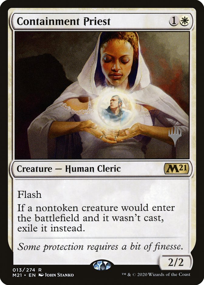 Containment Priest (Promo Pack) [Core Set 2021 Promos] | GnG Games