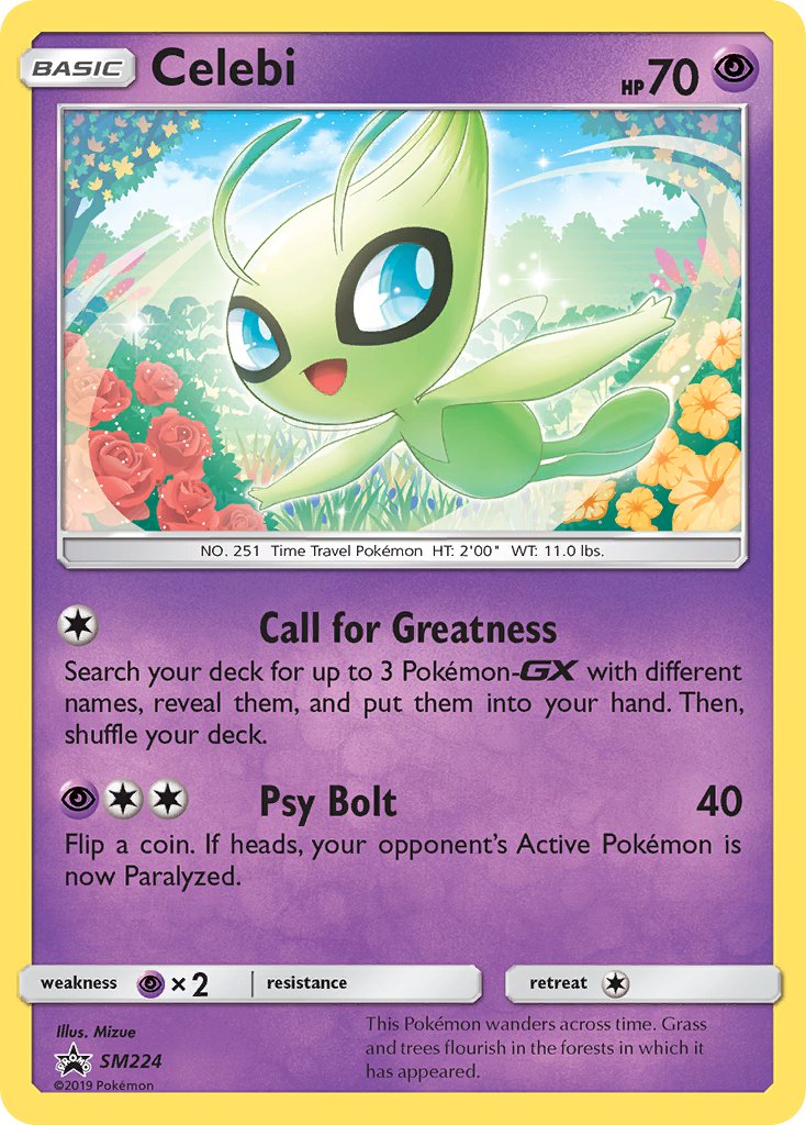 Celebi (SM224) [Sun & Moon: Black Star Promos] | GnG Games