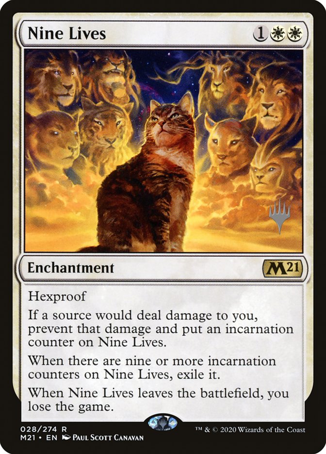 Nine Lives (Promo Pack) [Core Set 2021 Promos] | GnG Games