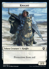 Soldier // Knight Double-sided Token [Dominaria United Tokens] | GnG Games