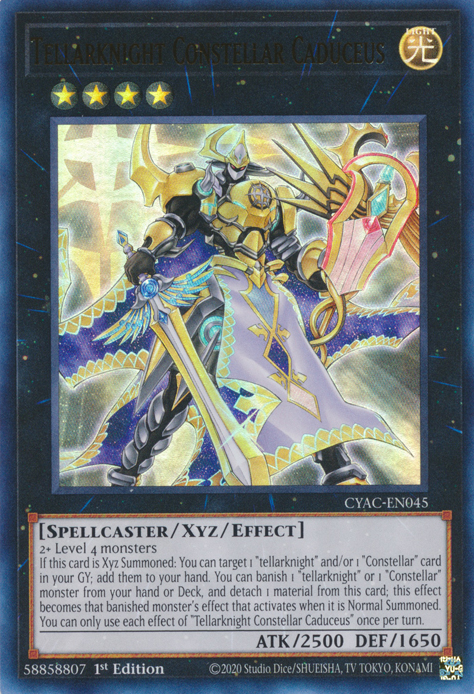 Tellarknight Constellar Caduceus [CYAC-EN045] Ultra Rare | GnG Games