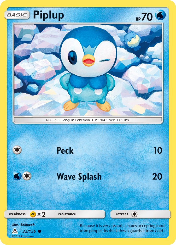 Piplup (32/156) [Sun & Moon: Ultra Prism] | GnG Games