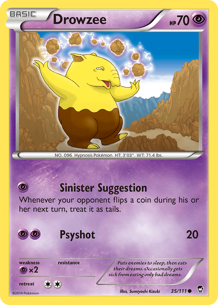 Drowzee (35/111) [XY: Furious Fists] | GnG Games