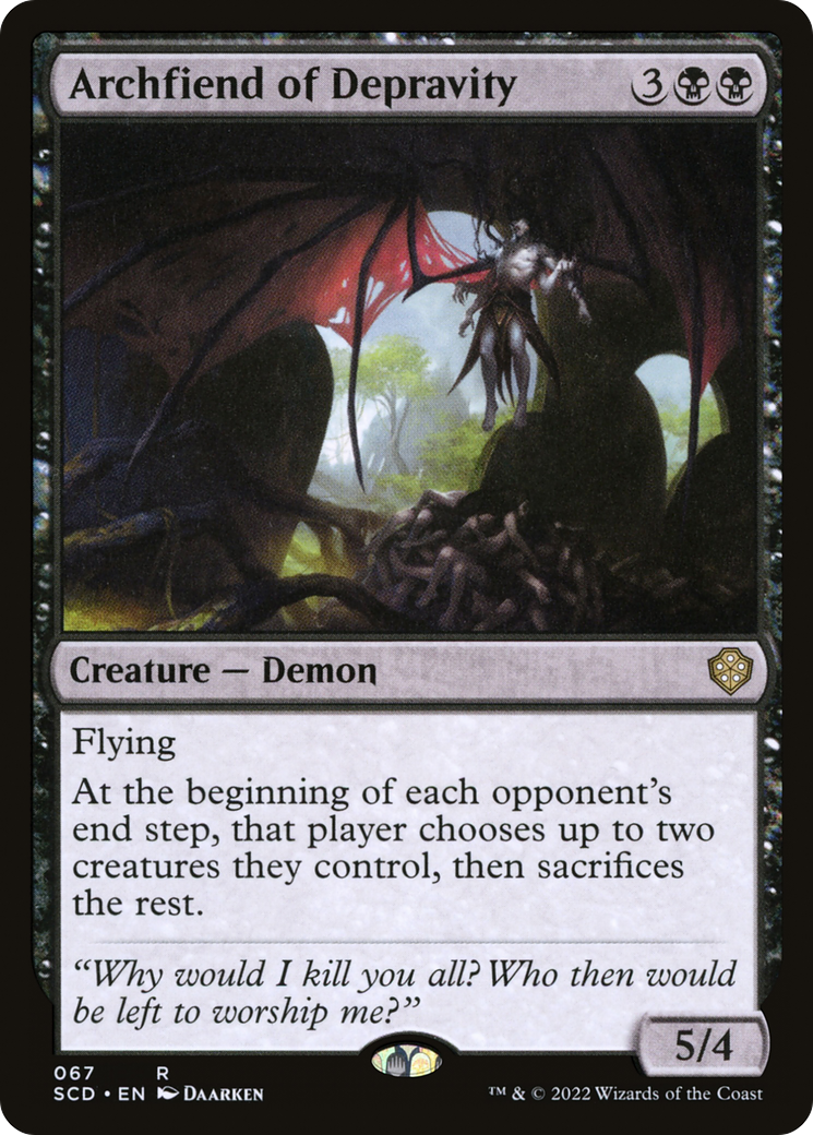 Archfiend of Depravity [Starter Commander Decks] | GnG Games
