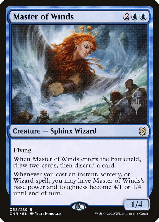 Master of Winds (Promo Pack) [Zendikar Rising Promos] | GnG Games