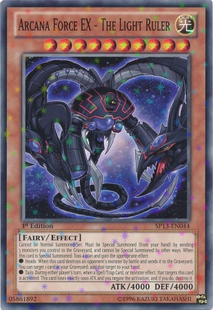 Arcana Force EX - The Light Ruler [SP13-EN044] Starfoil Rare | GnG Games