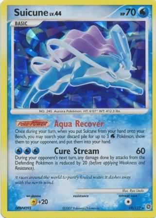 Suicune (19/132) (Cracked Ice Holo) [Diamond & Pearl: Secret Wonders] | GnG Games