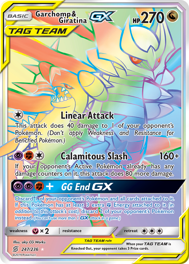 Garchomp & Giratina GX (247/236) [Sun & Moon: Unified Minds] | GnG Games