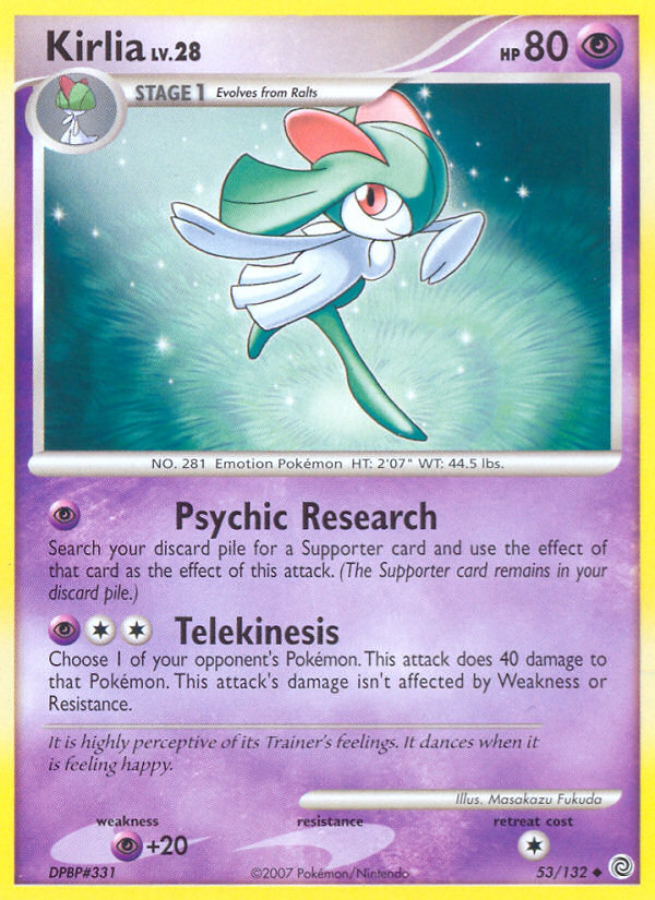 Kirlia (53/132) [Diamond & Pearl: Secret Wonders] | GnG Games