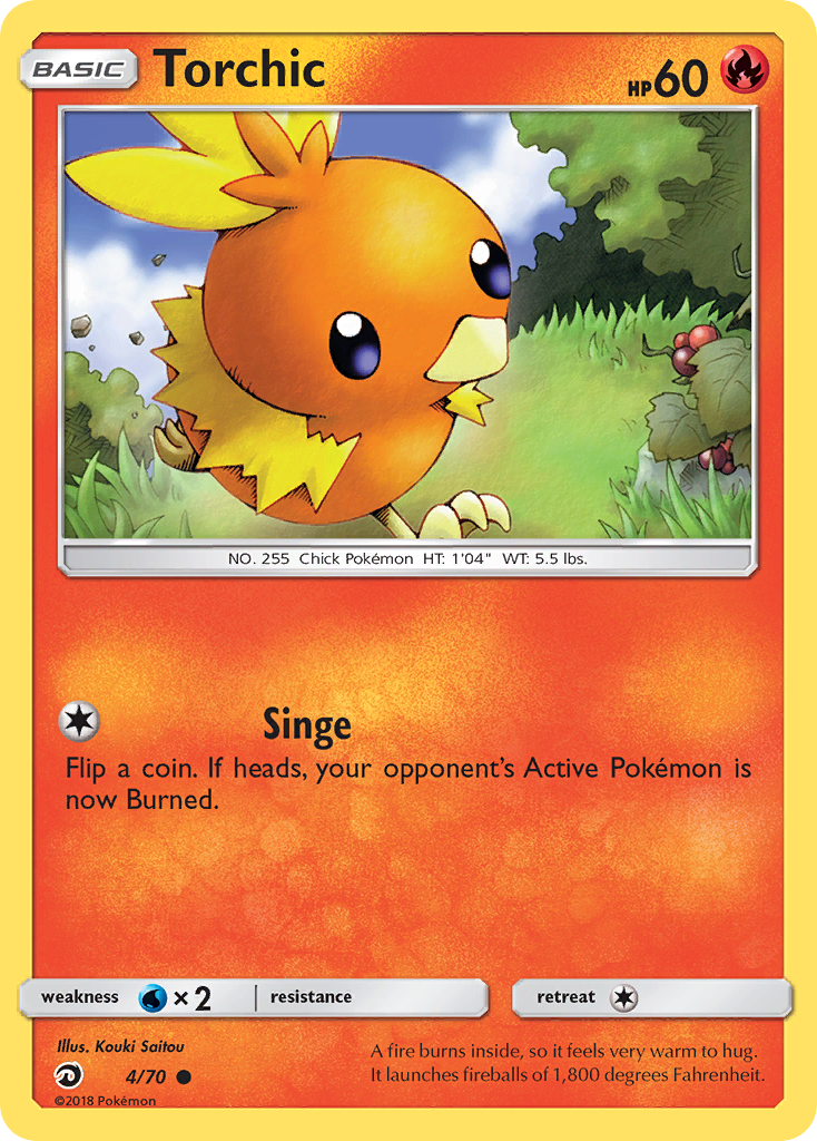 Torchic (4/70) [Sun & Moon: Dragon Majesty] | GnG Games