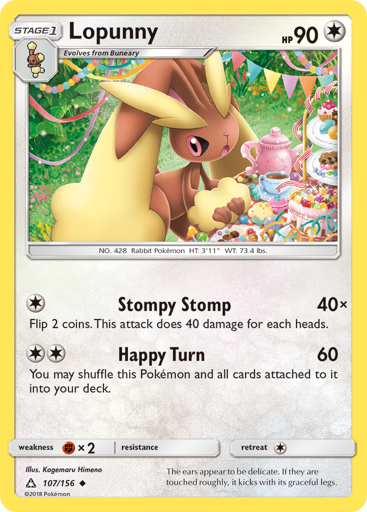 Lopunny (107/156) [Sun & Moon: Ultra Prism] | GnG Games