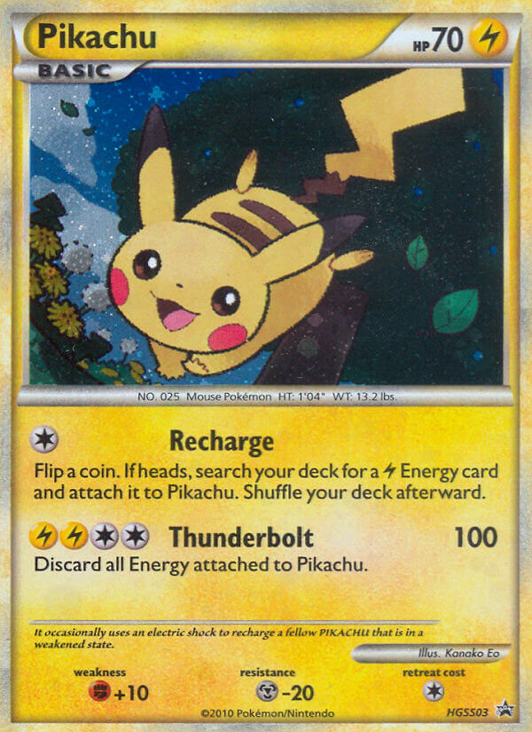 Pikachu (HGSS03) [HeartGold & SoulSilver: Black Star Promos] | GnG Games